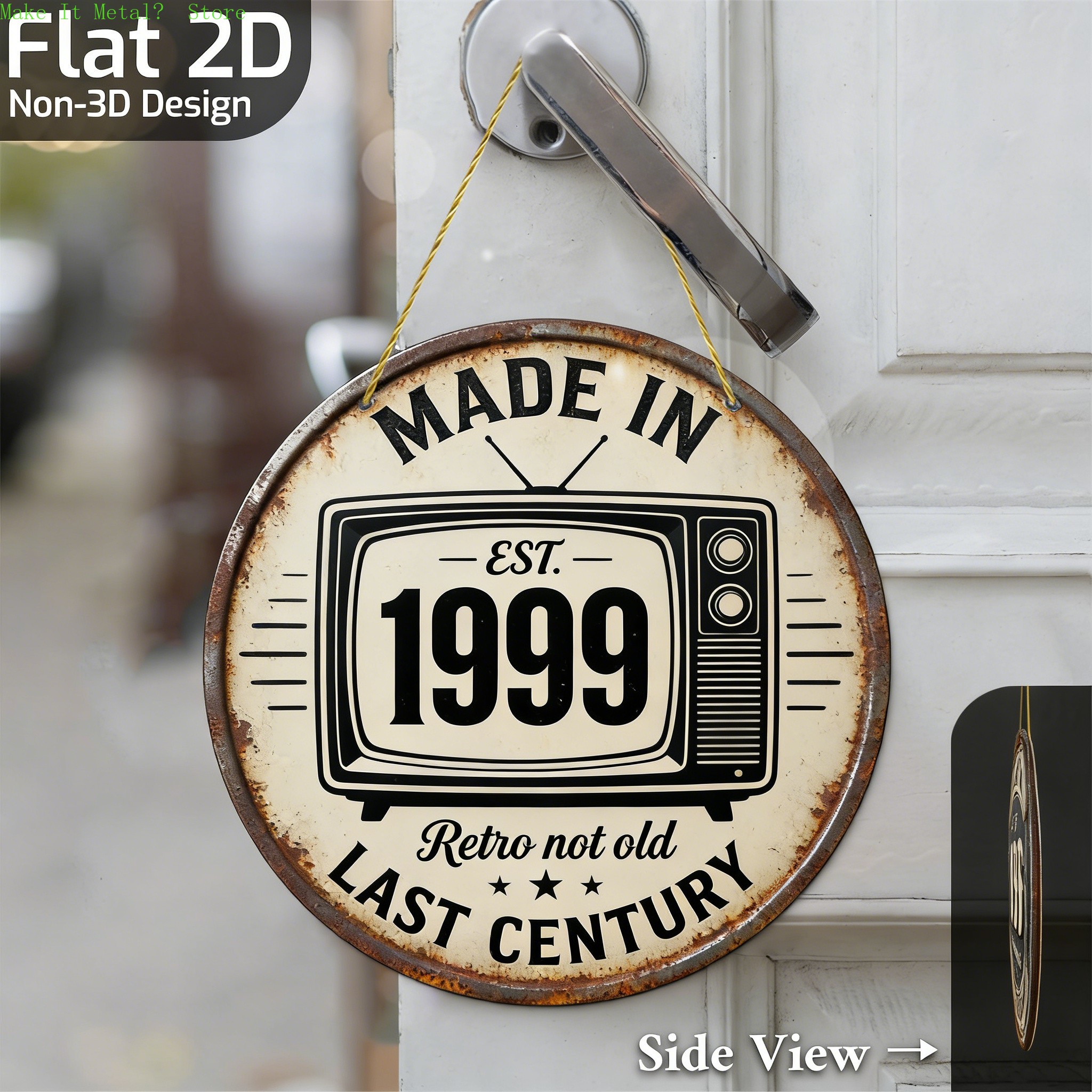 Vintage Collectible Plates - Vintage Made In 1999 Retro TV