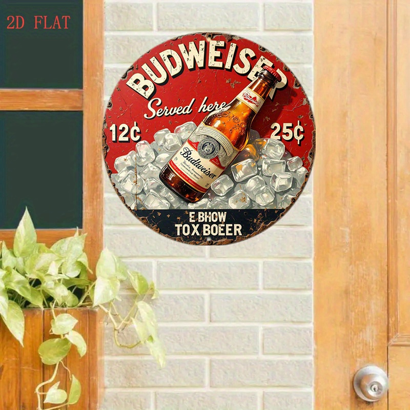 1pc Vintage Beer Logo Metal Wa - Vintage Collectible Plates recensie en prijs