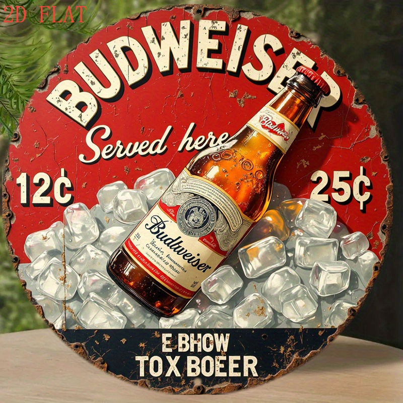1pc Vintage Beer Logo Metal Wa - Vintage Collectible Plates recensie en prijs
