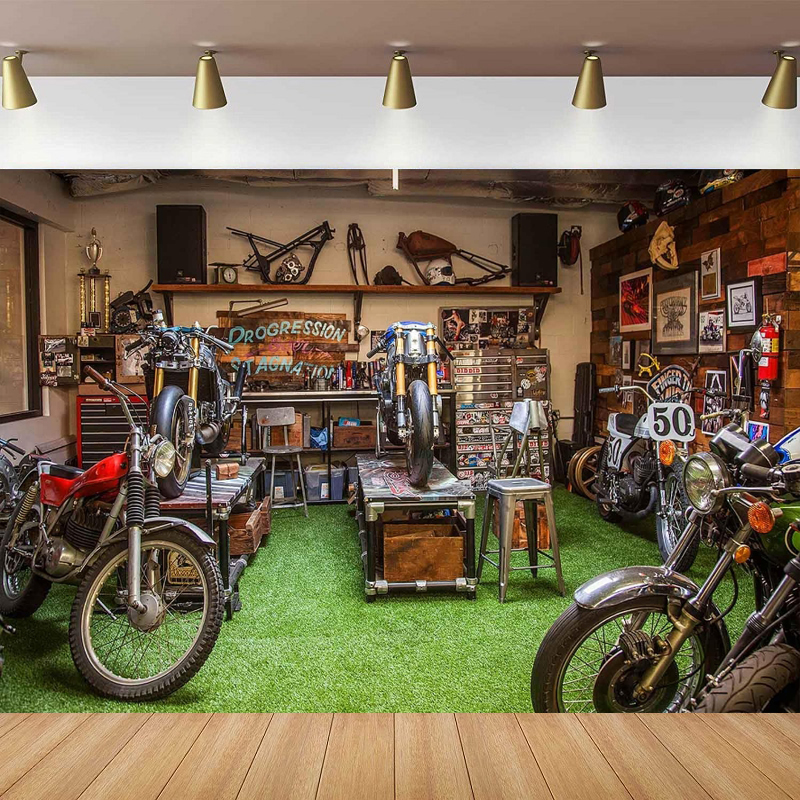 Motorcycle Photography Backdro - Collectible Vintage Photos recensie en prijs