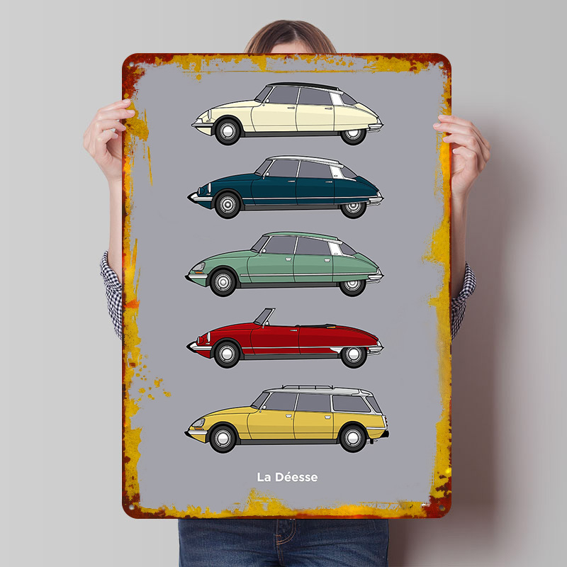 French Car DS Collection Tin P - Vintage Collectible Tins recensie en prijs