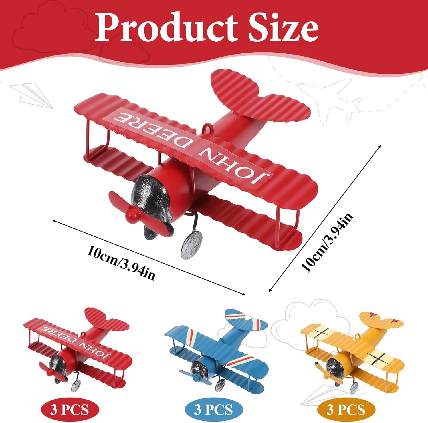 Vintage Metal Airplane Model R - Vintage Collectible Christmas Ornaments recensie en prijs