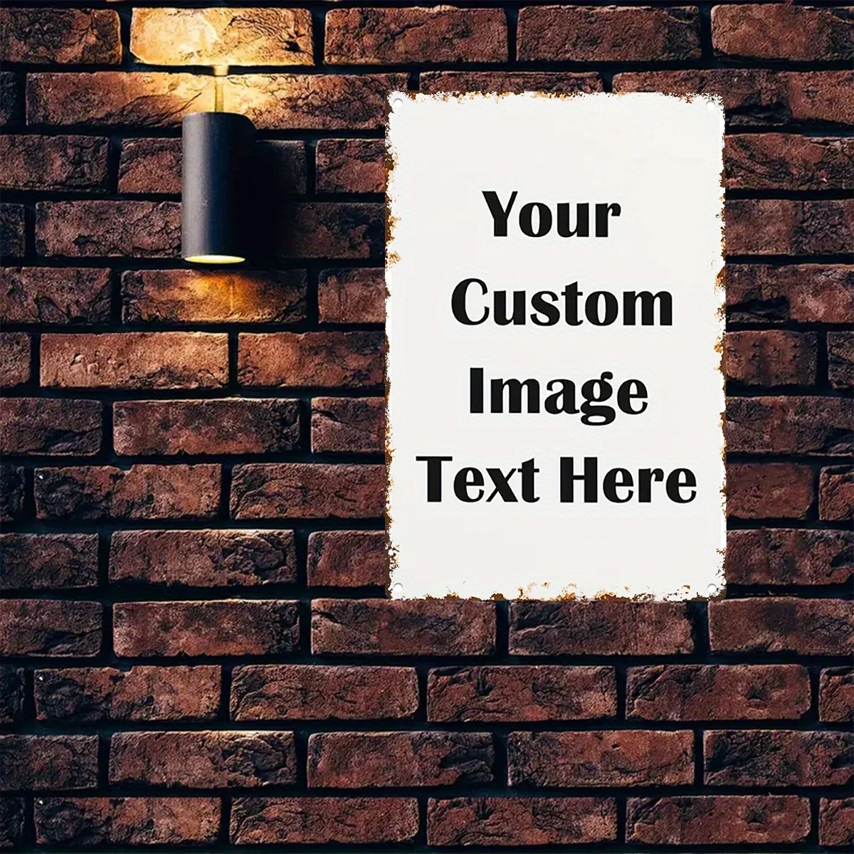 Custom Photo & Text Tin Sign - - Vintage Collectible Plates recensie en prijs