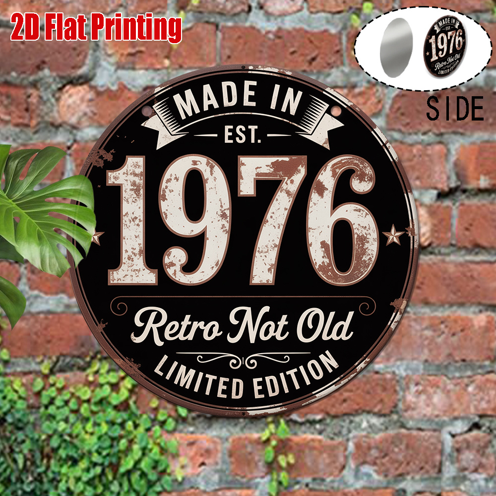 2D Flat, 1pc 1976 Vintage Meta - Vintage Collectible Plates recensie en prijs