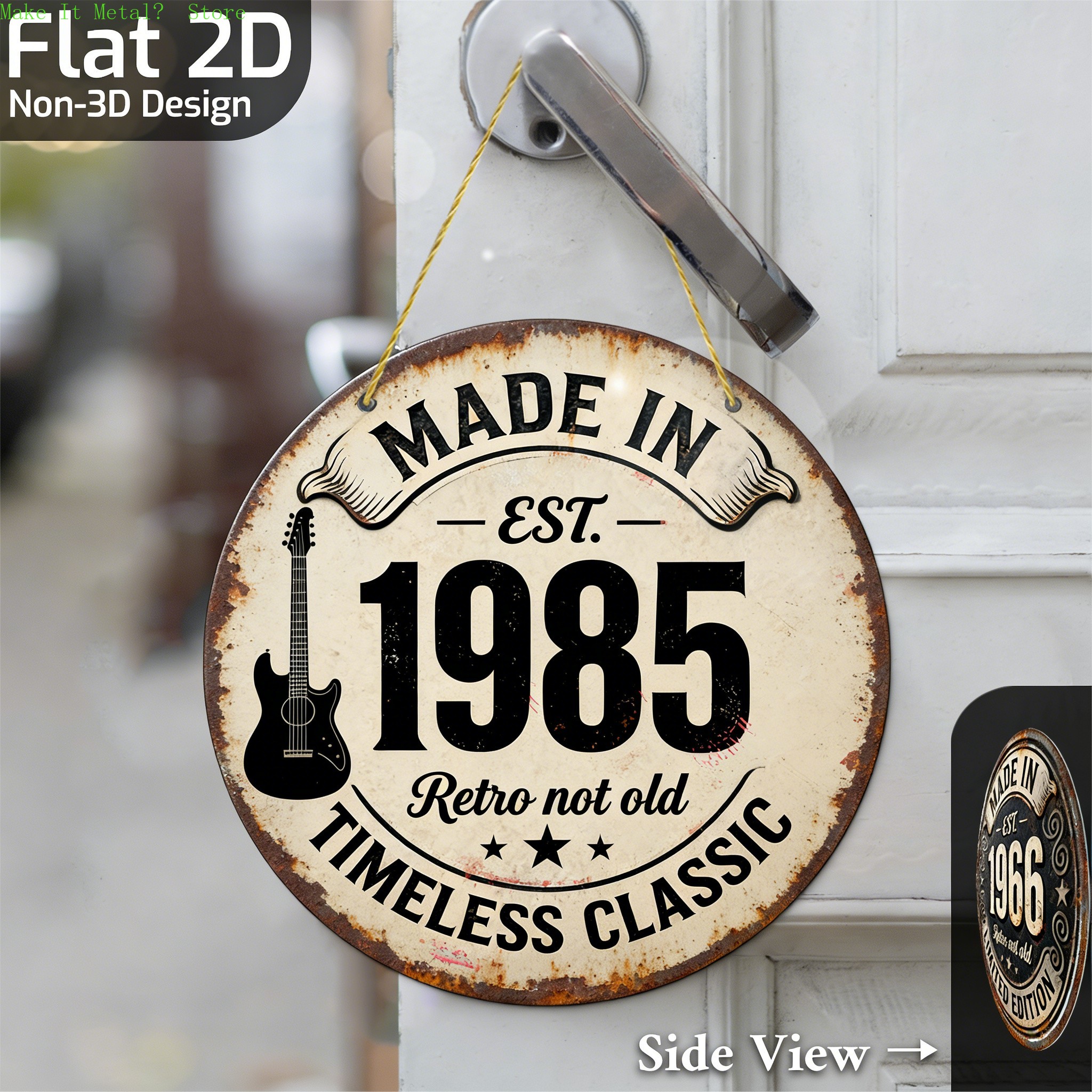 Vintage Made In 1999 Retro TV  - Vintage Collectible Plates recensie en prijs