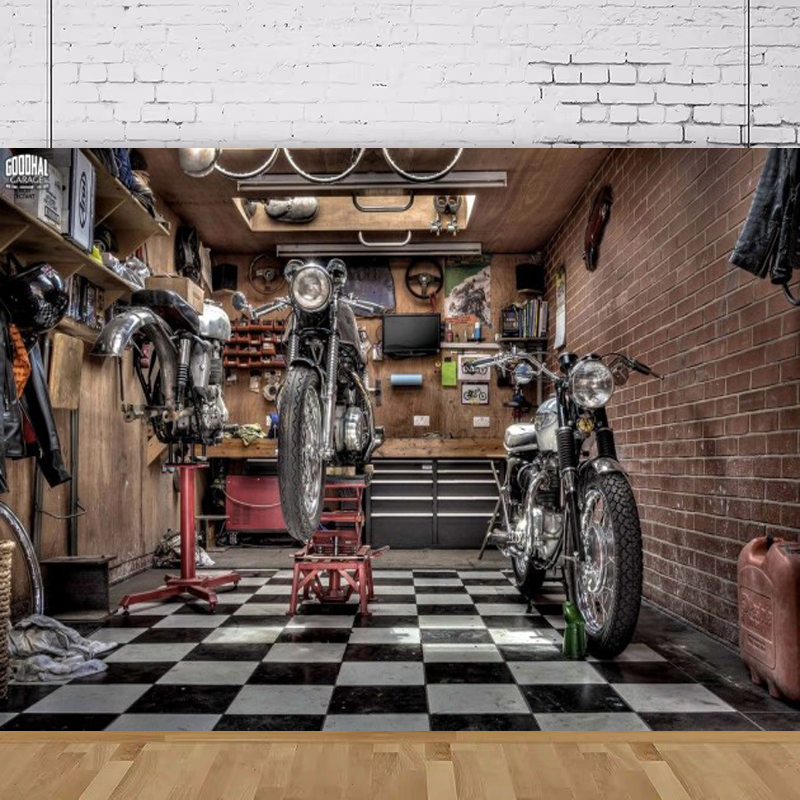 Motorcycle Photography Backdro - Collectible Vintage Photos recensie en prijs