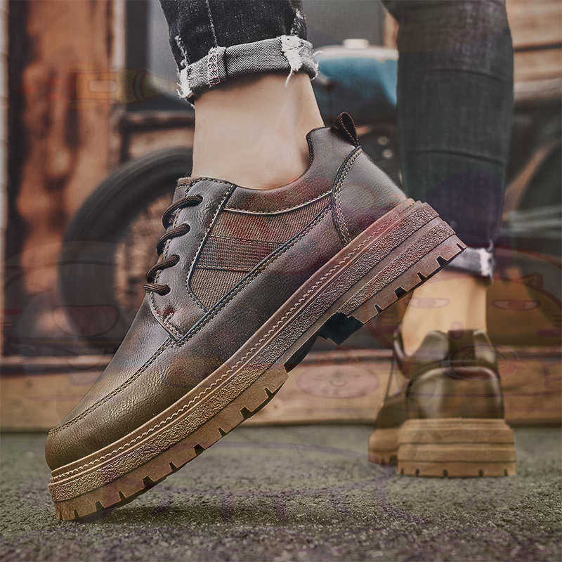 Dark Natural Leather Fashion T - Vintage Collectible Shoes recensie en prijs