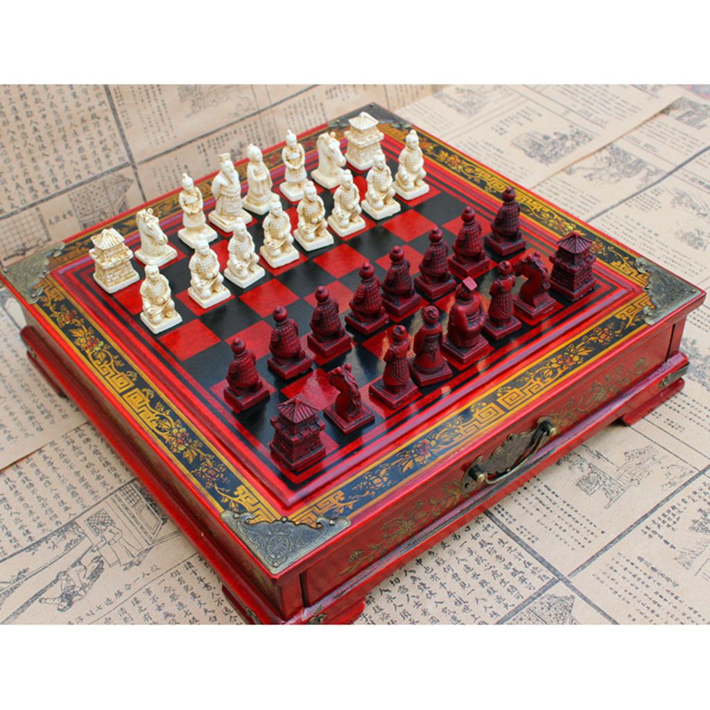 Chinese Chess Set Vintage Terr - Vintage Collectible Board Games recensie en prijs