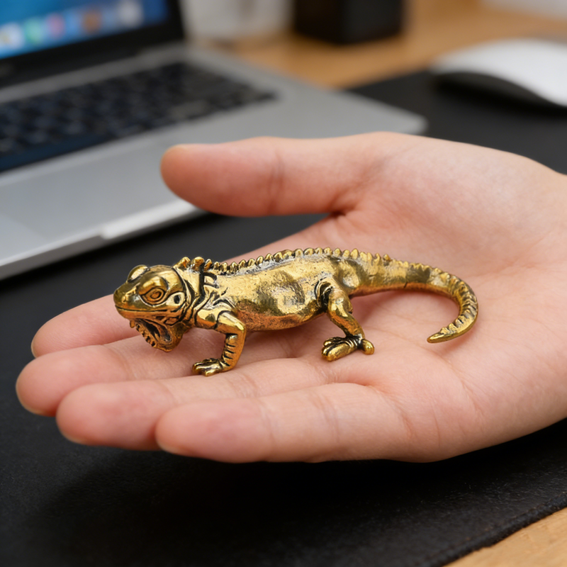 1pc Vintage Brass Lizard Deskt - Vintage Collectible Christmas Ornaments recensie en prijs
