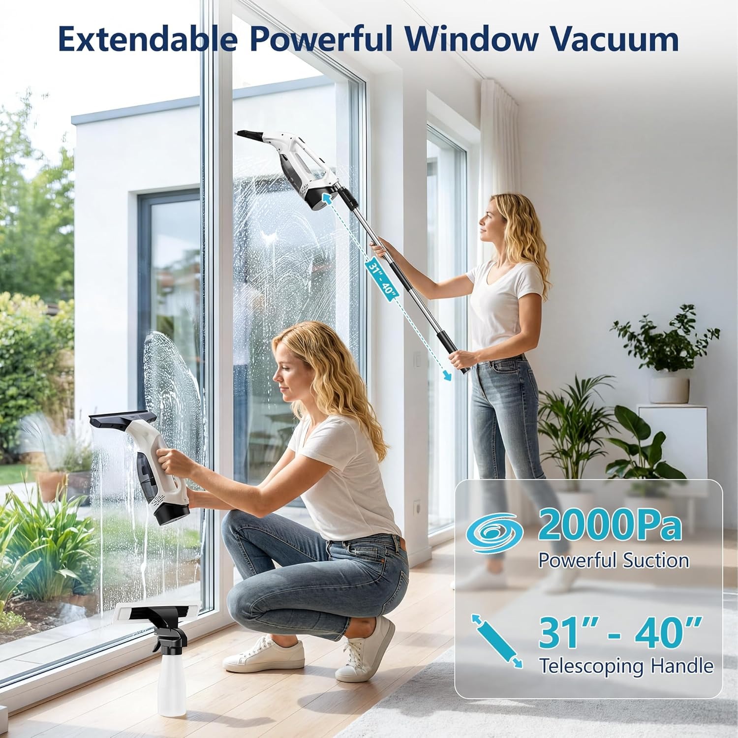 2000Pa Handheld Window Vacuum  - Collectible & Vintage Dolls For Halloween recensie en prijs