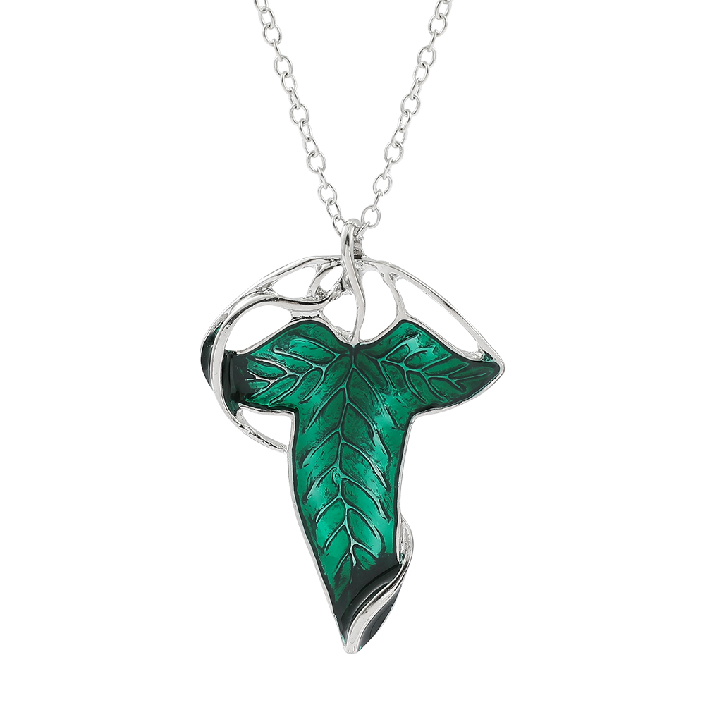 Vintage Green Leaf Pendant Nec - Vintage Item recensie en prijs