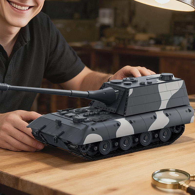 1836pcs MOC adult E-100 Tank D - Vintage Toys Collection recensie en prijs