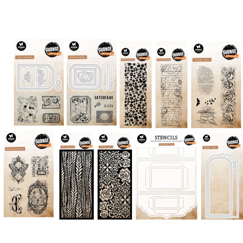 Tag Envelope Grunge Collection - Vintage Collectible Figures recensie en prijs