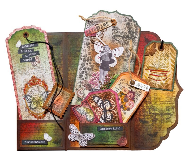 Tag Envelope Grunge Collection - Vintage Collectible Figures recensie en prijs