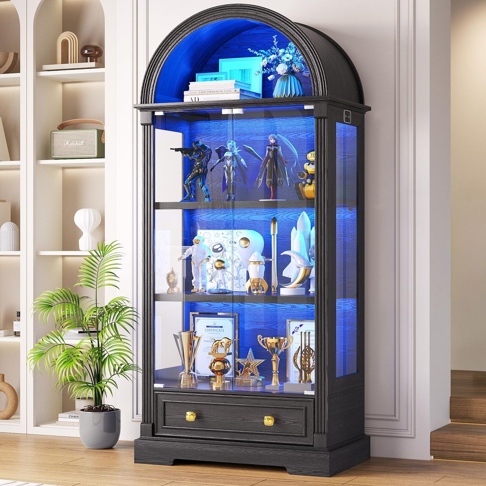 71 Glass Display Cabinet with  - Collectible & Vintage Dolls For Halloween recensie en prijs