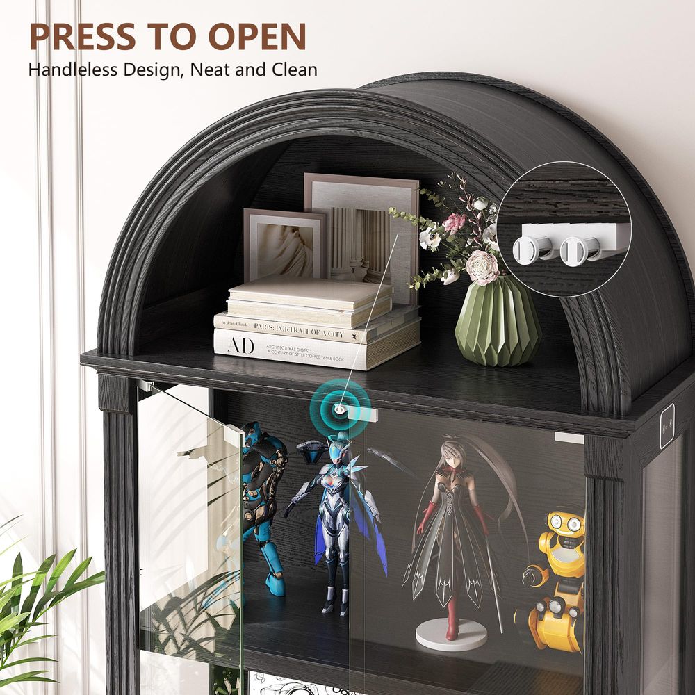 71 Glass Display Cabinet with  - Collectible & Vintage Dolls For Halloween recensie en prijs