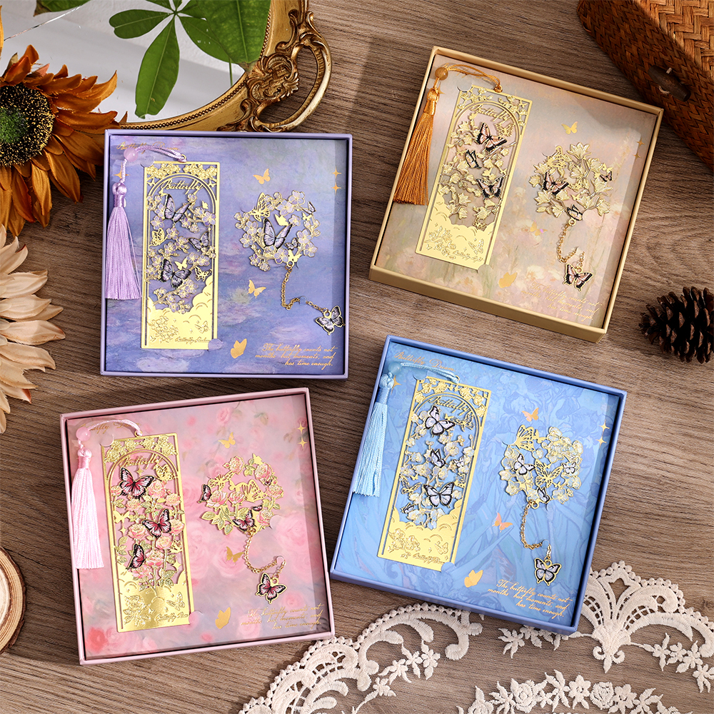 2 Pcs Butterfly Bookmarks With - Vintage Collection recensie en prijs