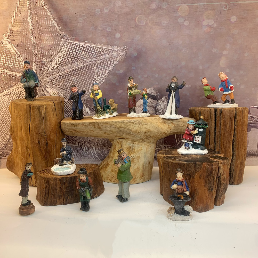 Vintage Victorian Winter Town  - Vintage Collectible Christmas Ornaments recensie en prijs