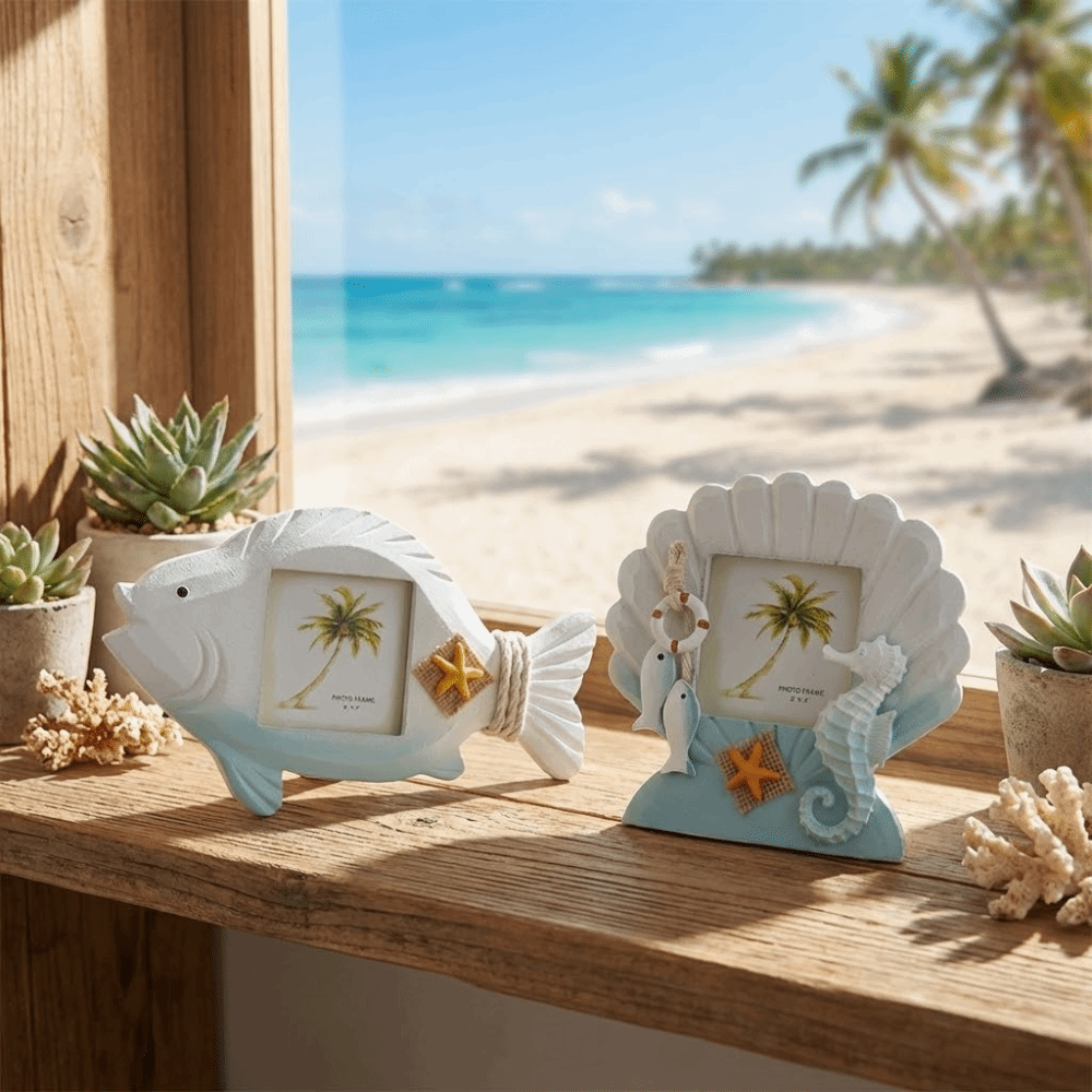 3-inch Ocean-Themed Photo Fram - Collectible Vintage Photos recensie en prijs