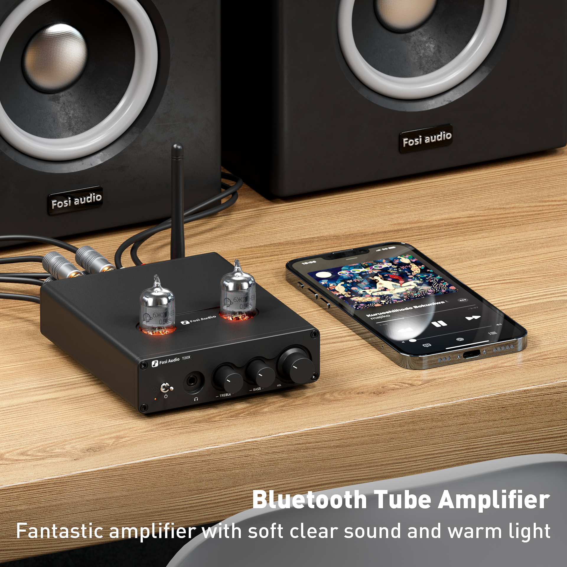 Fosi Audio Vacuum Tube HifI Am - Tube Amplifier Part recensie en prijs