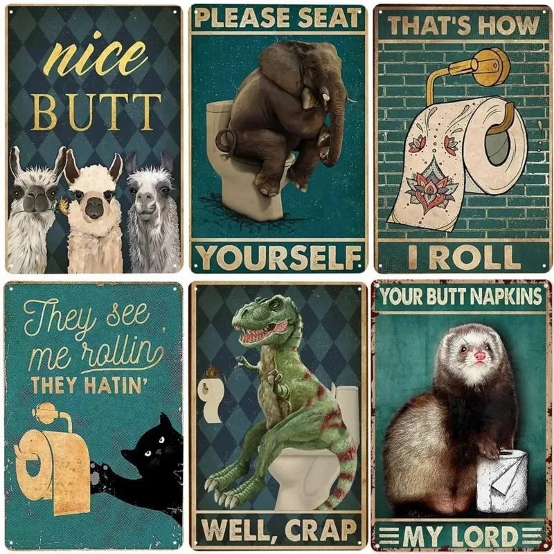 Metal Tin Sign Poster Nice But - Vintage Collectible Plates recensie en prijs