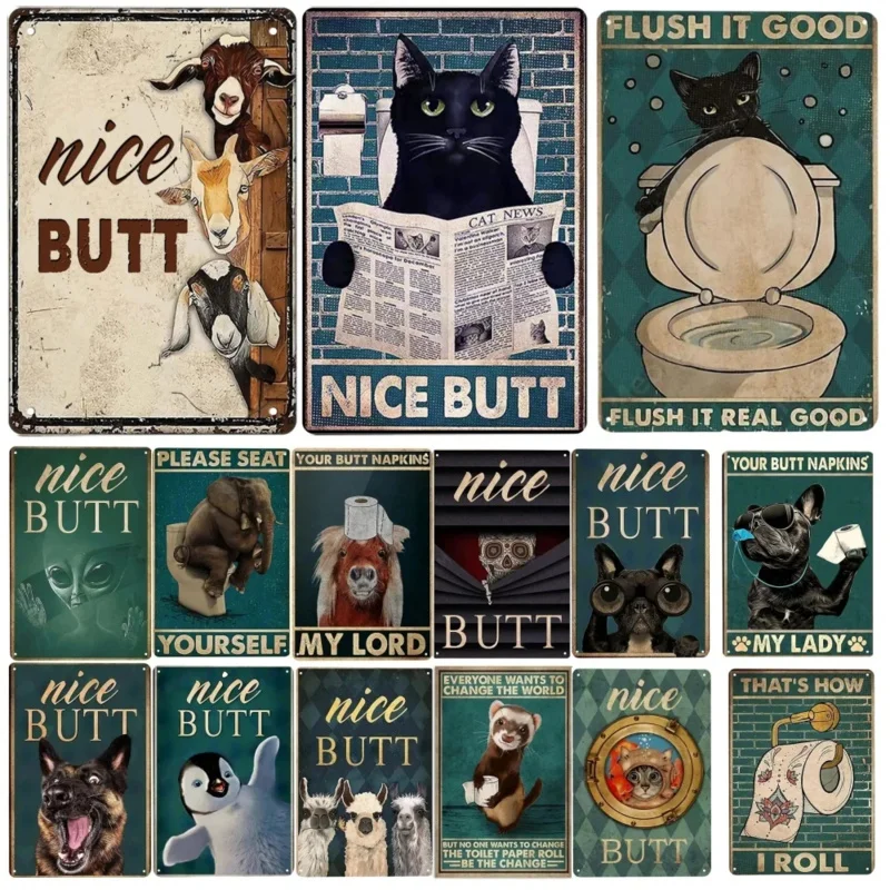 Metal Tin Sign Poster Nice But - Vintage Collectible Plates recensie en prijs