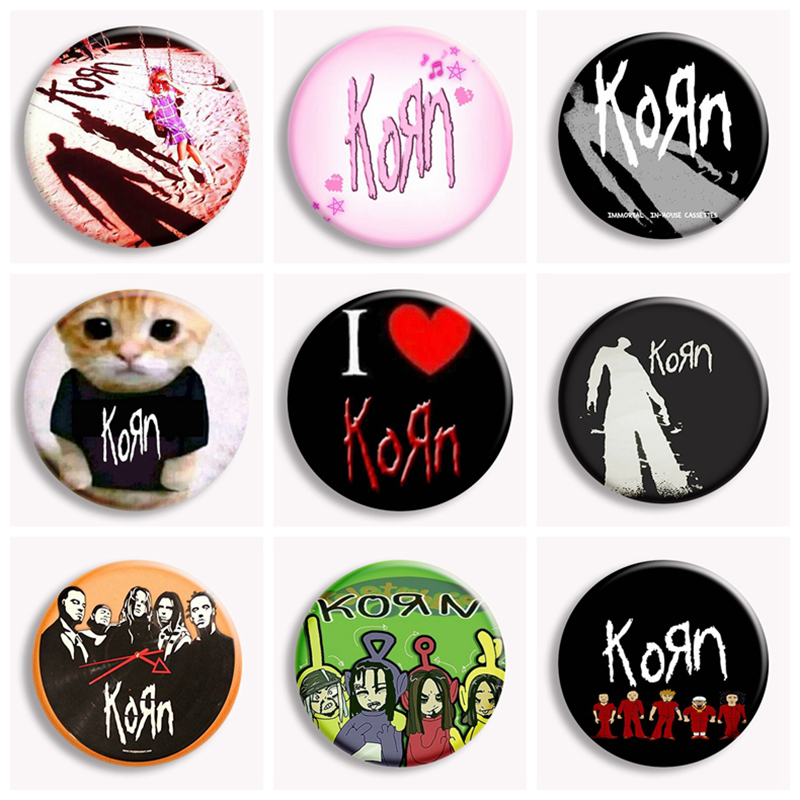 Hip Hop Korn Music Rock Band C - Collectible Vintage Brooches recensie en prijs