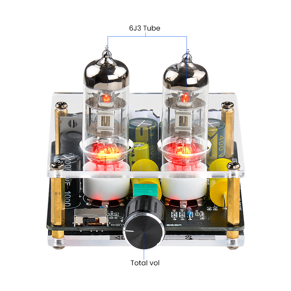 AIYIMA Upgraded 6A2 Tube Pream - Tube Amplifier Part recensie en prijs