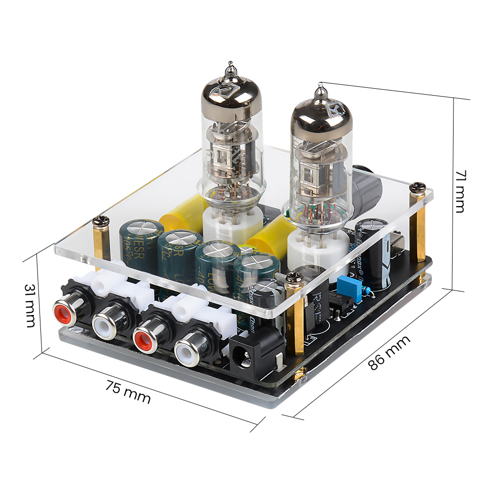 AIYIMA Upgraded 6A2 Tube Pream - Tube Amplifier Part recensie en prijs