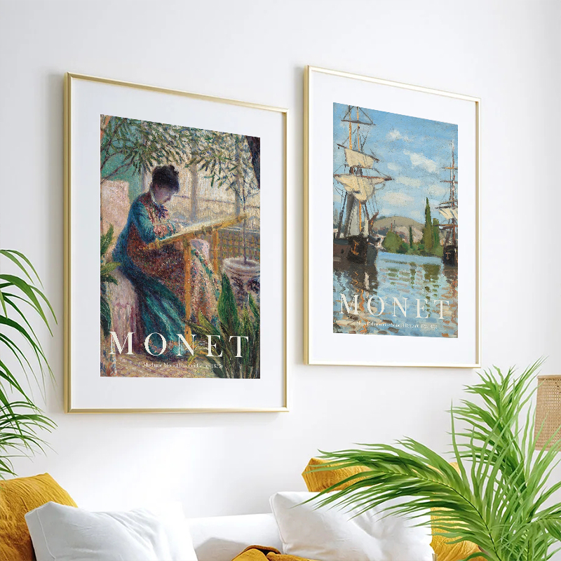 Vintage Claude Monet Famous Ar - Vintage Collectible Posters recensie en prijs