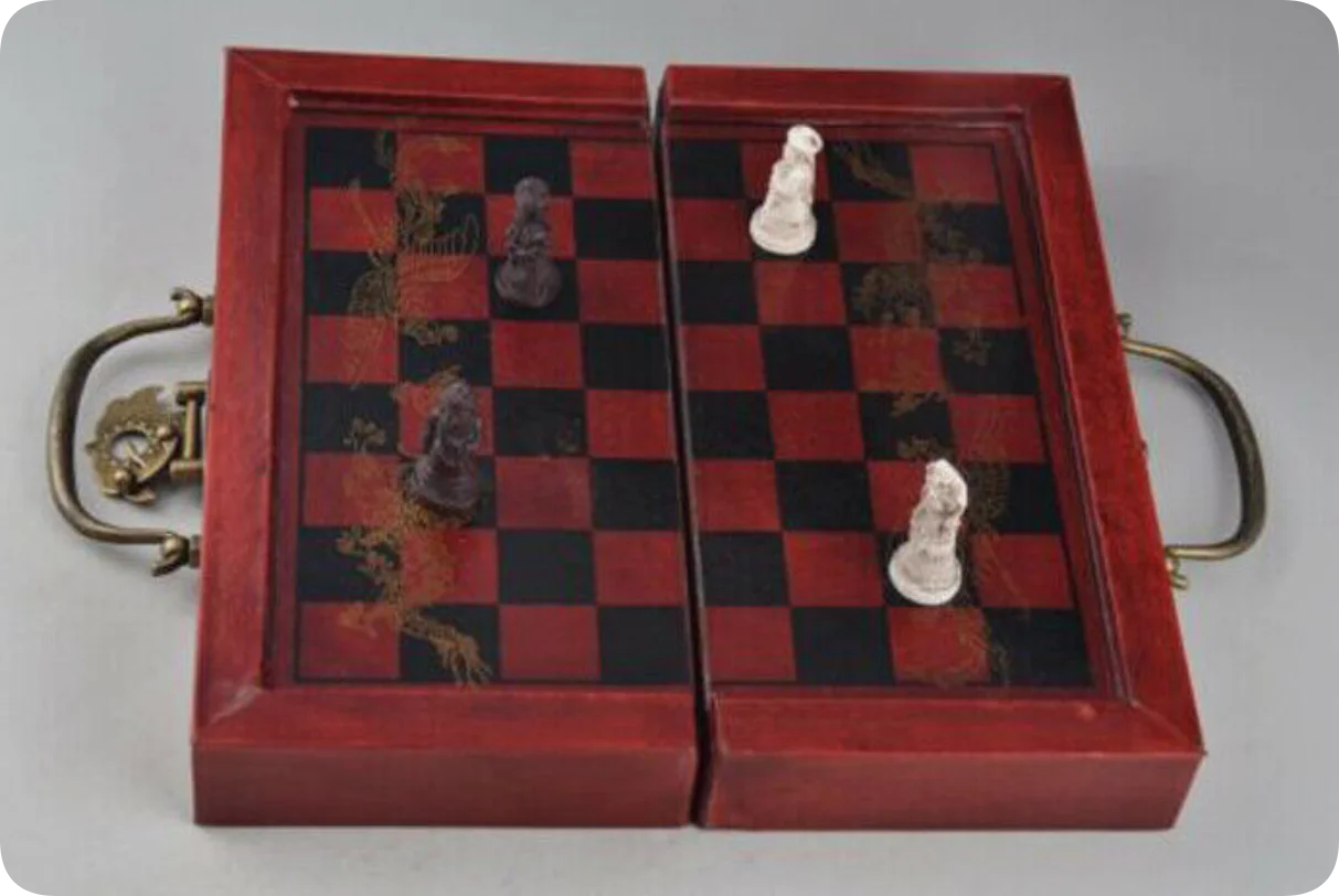 Foldable Vintage Chess Set Boa - Vintage Collectible Board Games recensie en prijs