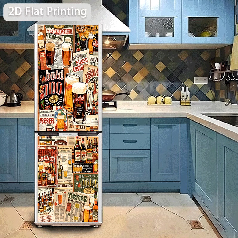 Refrigerator Sticker  Refriger - Vintage Collectible Posters recensie en prijs