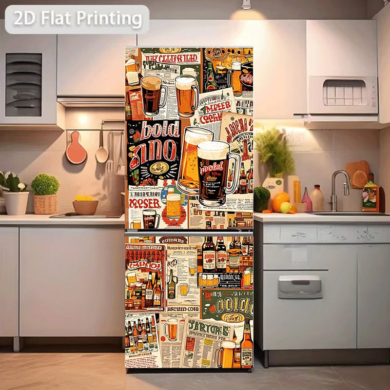 Refrigerator Sticker  Refriger - Vintage Collectible Posters recensie en prijs