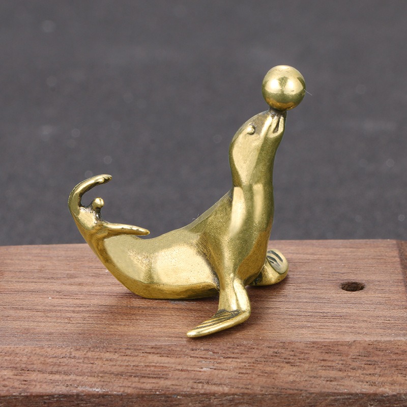 1 PC Solid Brass Carved Sea Li - Vintage Collectible Christmas Ornaments recensie en prijs