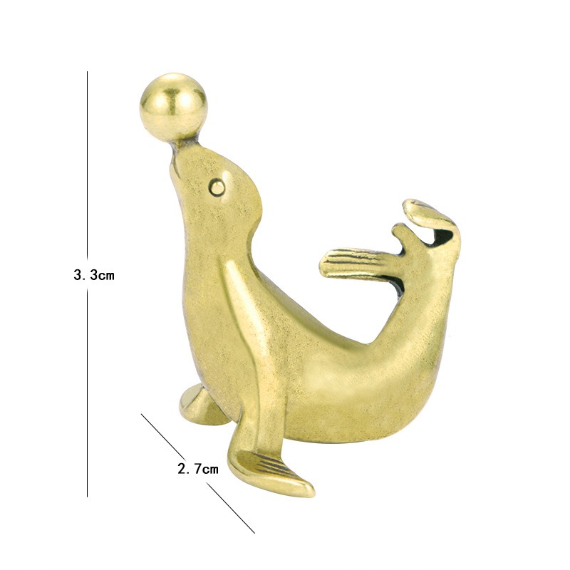 1 PC Solid Brass Carved Sea Li - Vintage Collectible Christmas Ornaments recensie en prijs
