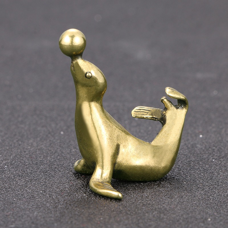 1 PC Solid Brass Carved Sea Li - Vintage Collectible Christmas Ornaments recensie en prijs