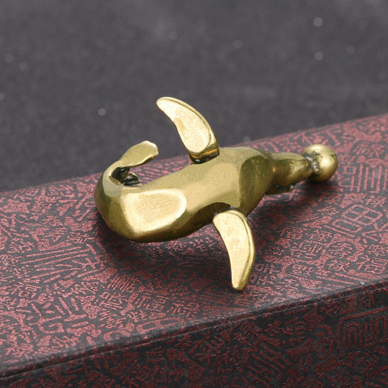 1 PC Solid Brass Carved Sea Li - Vintage Collectible Christmas Ornaments recensie en prijs