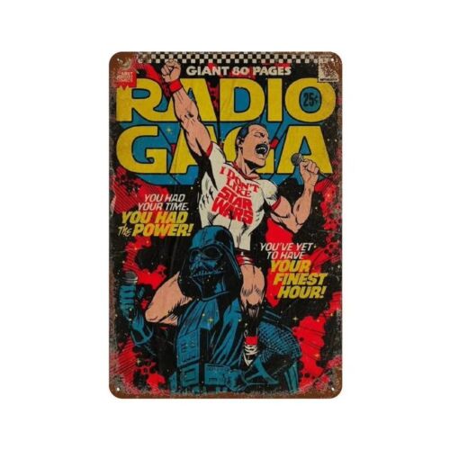 Y1,Queen Radio Gaga Comic Styl - Vintage Collectible Tins recensie en prijs