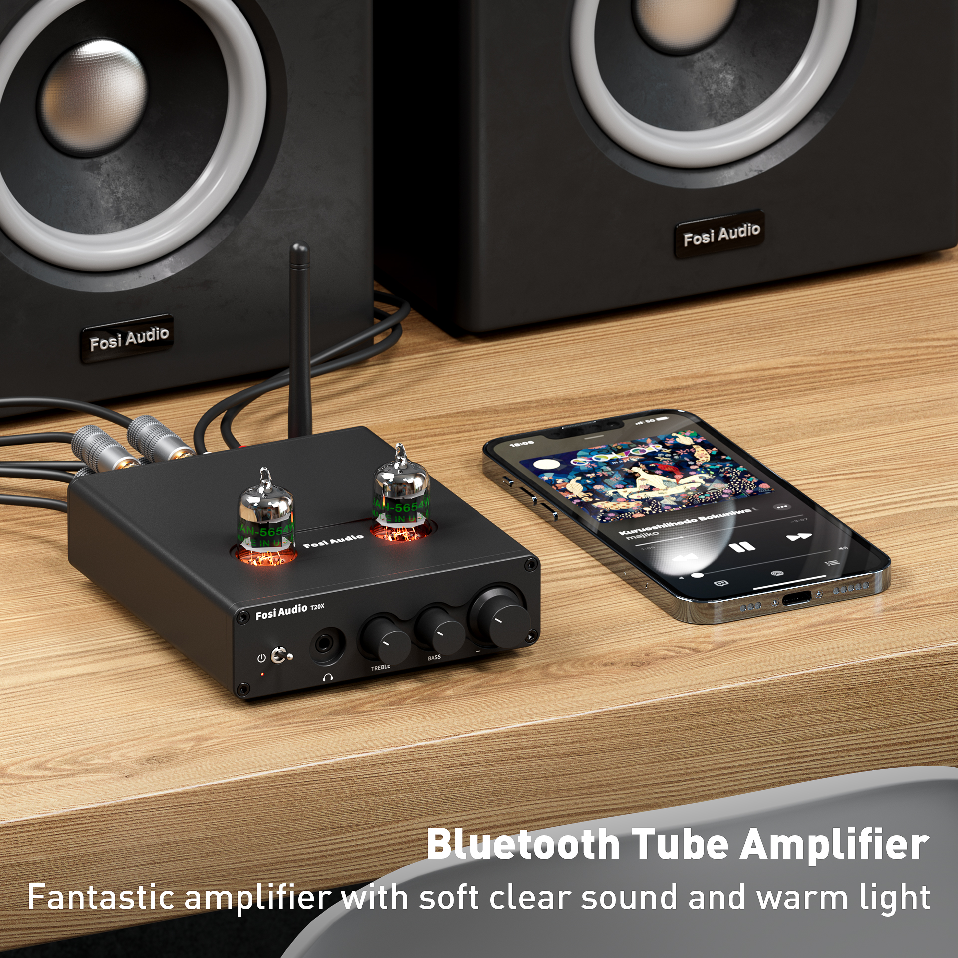 Fosi Audio T20X 100W Bluetooth - Tube Amplifier Part recensie en prijs