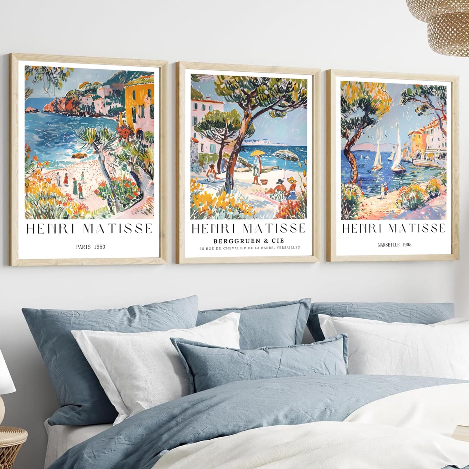 3 Pieces/Set of Vintage Beach  - Vintage Collectible Posters recensie en prijs