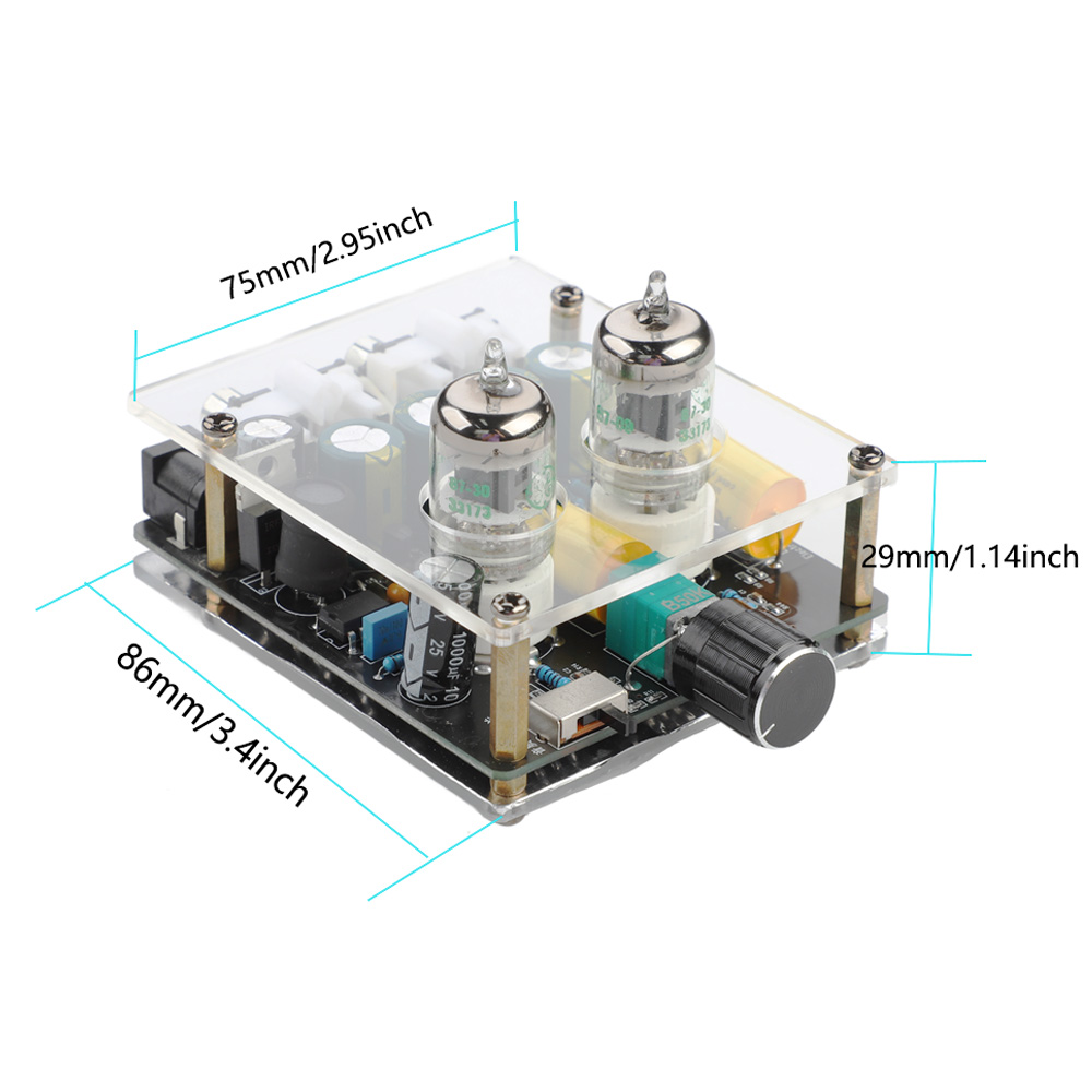 Upgraded 5654 Tube Preamplifie - Tube Amplifier Part recensie en prijs