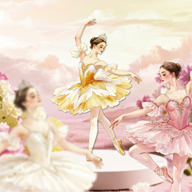 10 Sheets Vintage Ballet Dance - Vintage Toys Collection recensie en prijs