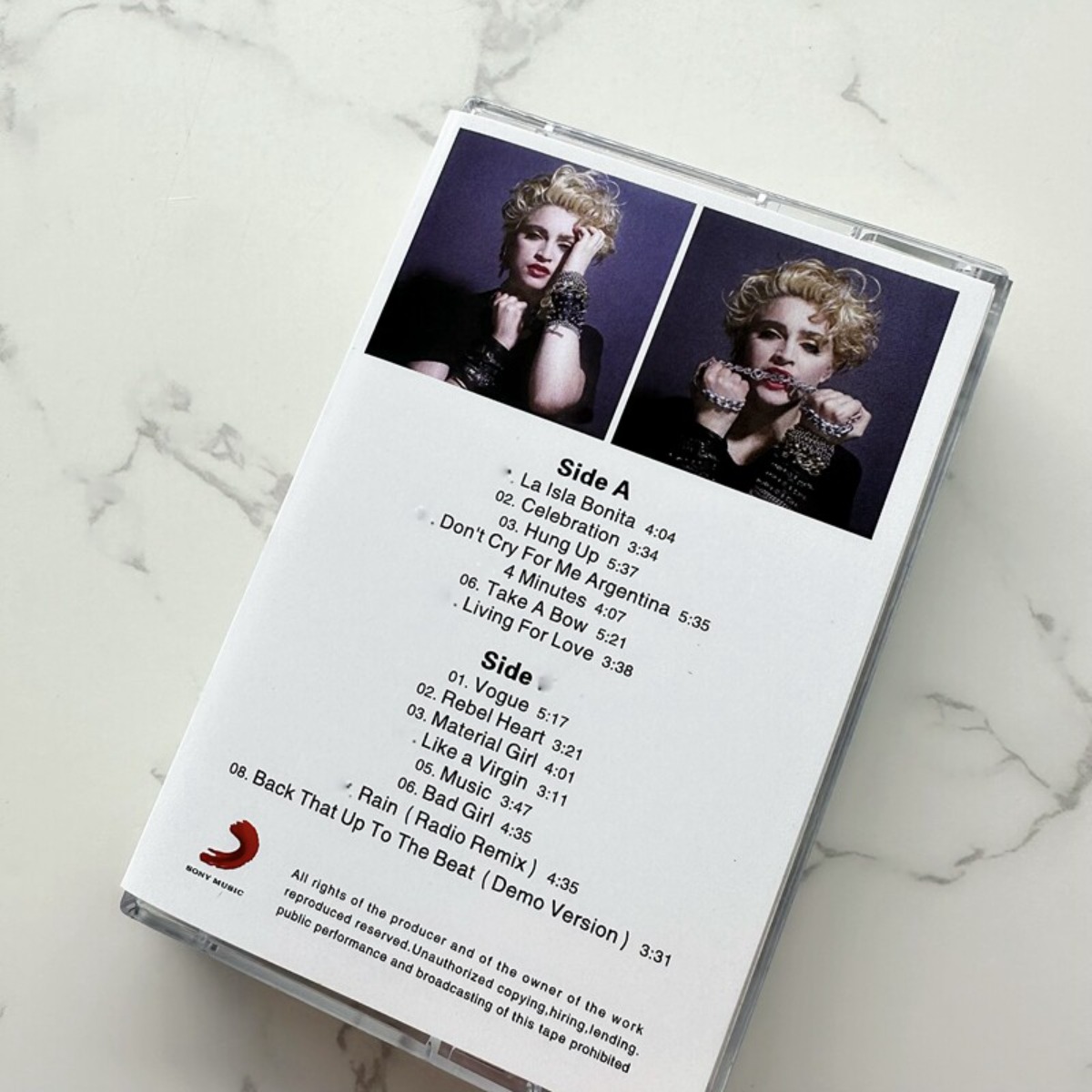 Madonna Classic Pop Music Cass - Vintage Collection recensie en prijs