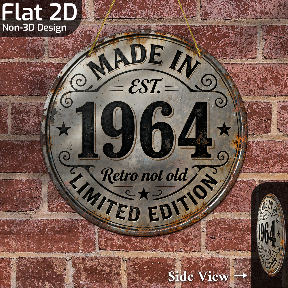 2D Flat, 1pc Vintage 1964 Retr - Vintage Collectible Plates recensie en prijs
