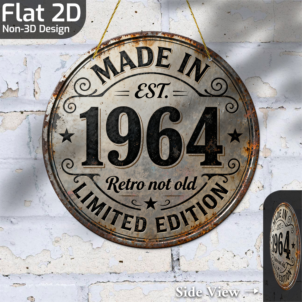 2D Flat, 1pc Vintage 1964 Retr - Vintage Collectible Plates recensie en prijs