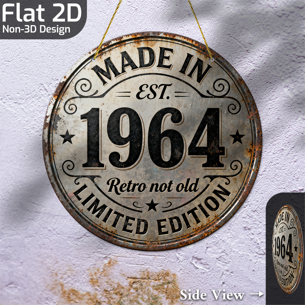 2D Flat, 1pc Vintage 1964 Retr - Vintage Collectible Plates recensie en prijs